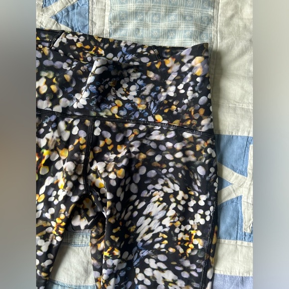 Lululemon Womens Fast and Free Tight II Patterned Leggings Metropolis Glow 6 - Picture 8 of 12